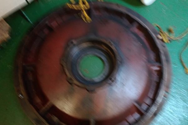 Shaft Generator Rotor Replcement Works 3