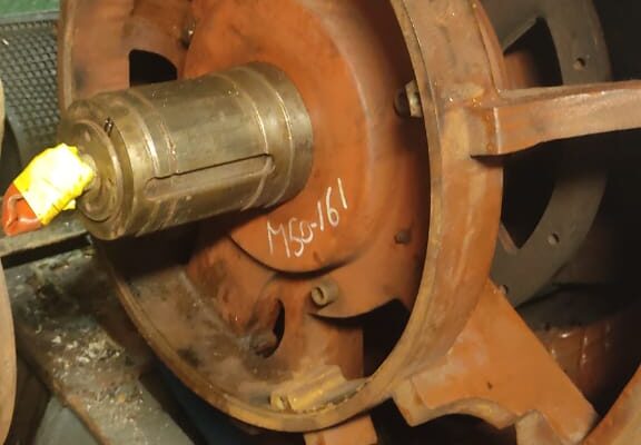 Shaft Generator Rotor Replcement Works 5