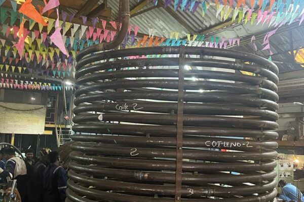 Pressure testing of EGE (Sprial) Coils after fabricaiton